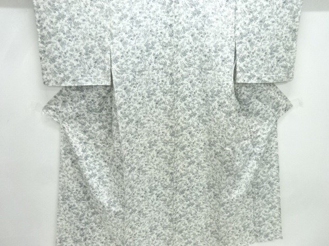 JAPANESE KIMONO / HITOE KOMON / FLORAL PLANTS